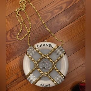 Custom designed cosmetic bag turned into crossbody- inspired